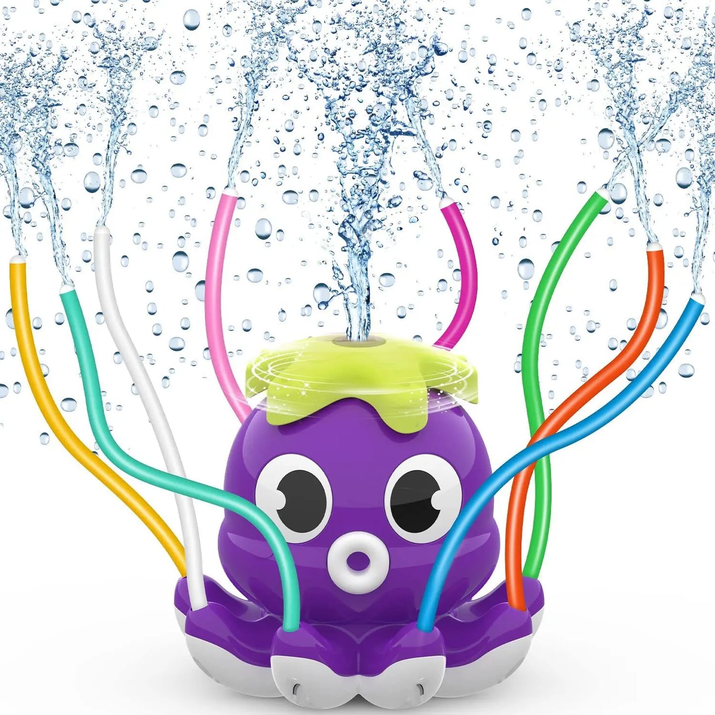 Outdoor Water Sprinkler Baby Toys Cartoon Octopus Sprinkler Backyard Garden Water Toys for Children 3 4 5 6 7 Year Baby Bath Toy