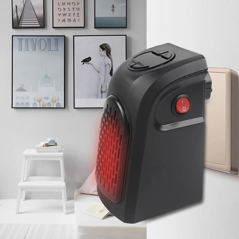 Portable Heater Electric Heater Plug In Wall Room Heater Home Appliance Heating Stove Mini Radiator Heater Fan Warmer Machine