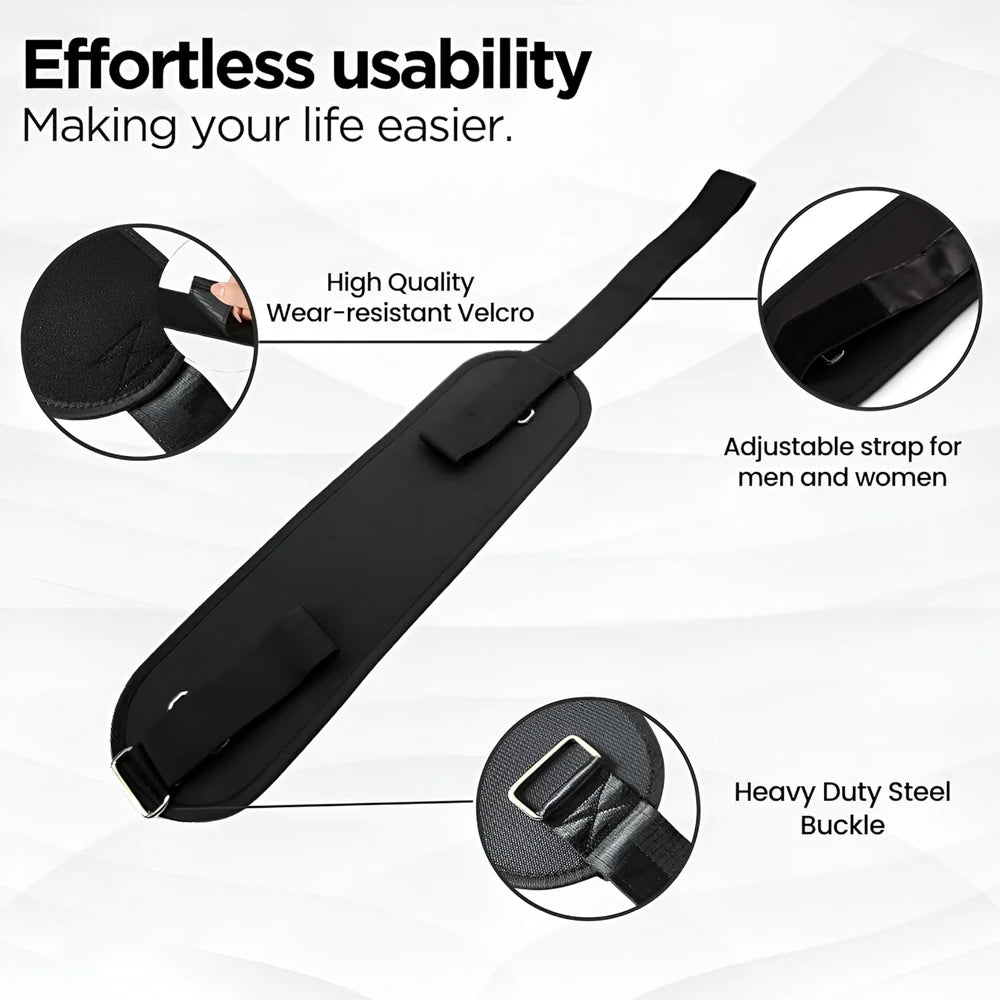 Exercise Hip Thrust Belt Glute Trainer, Adjustable Hip Thrust Belt for Dumbbells Booty Builder Men Women Home Workout Equipment