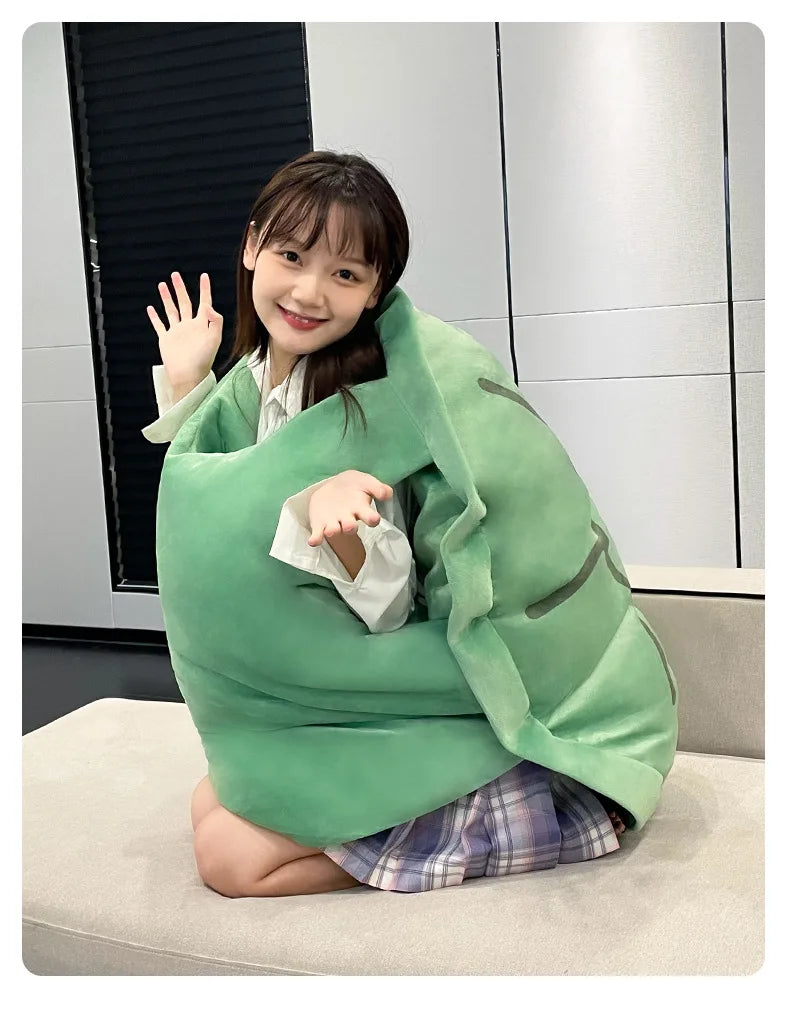 Wearable Turtle Shell Plush Pillows Stuffed Soft Tortoise Turtle Shell Stuffed Animal Costume Plush Dress Up Cushion Funny Toy