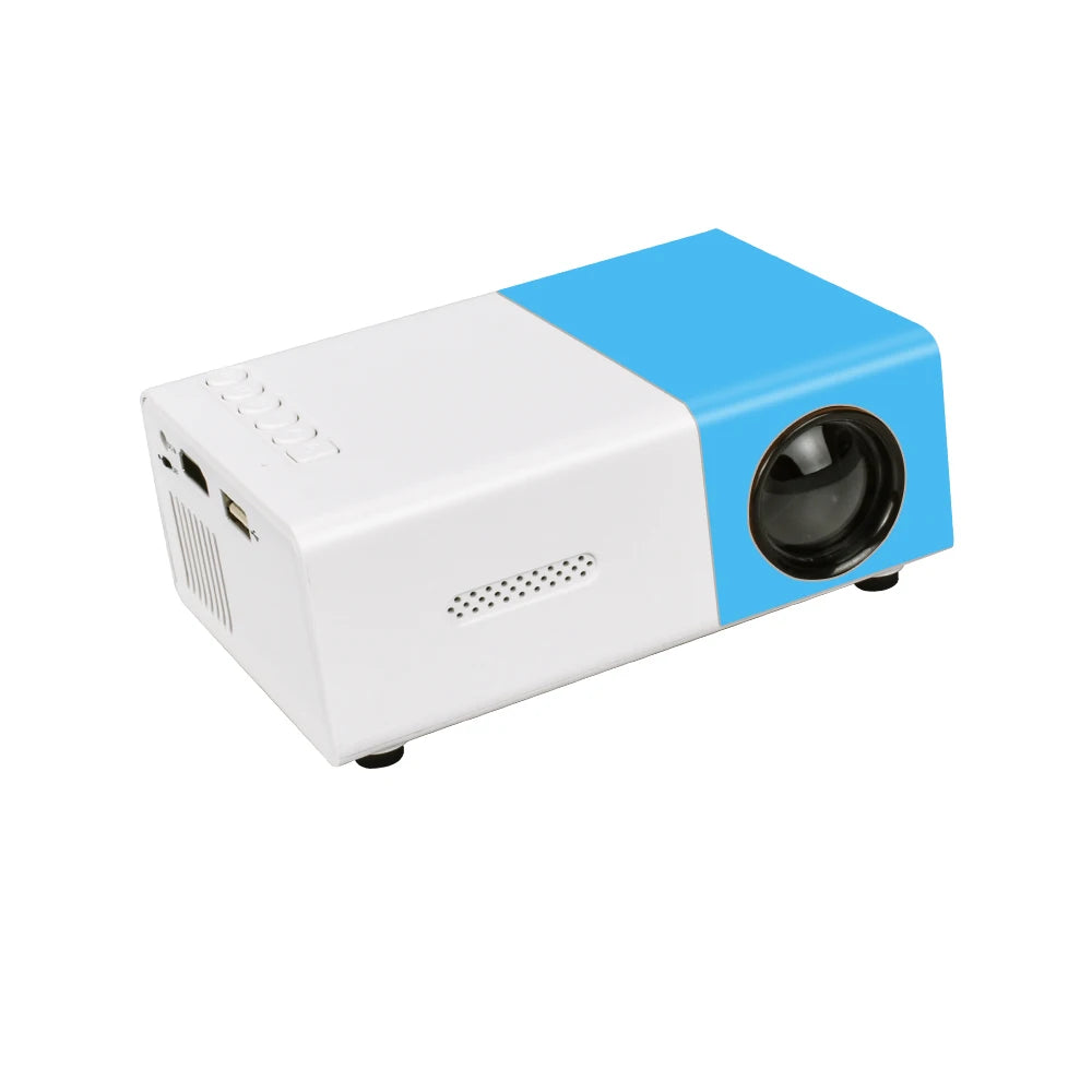 Salange YG300 Mini Projector LED Portable Beamer Compatible with HDMI USB Support 1080P Video Projetor Kids Gift