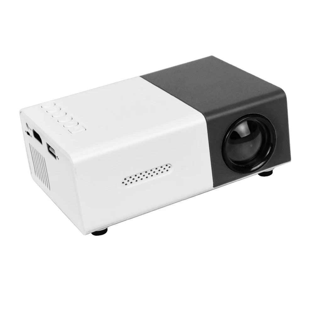 Salange YG300 Mini Projector LED Portable Beamer Compatible with HDMI USB Support 1080P Video Projetor Kids Gift