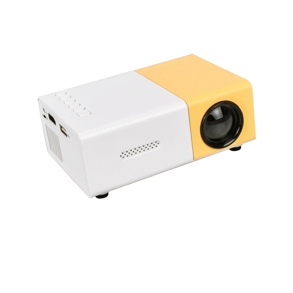 Salange YG300 Mini Projector LED Portable Beamer Compatible with HDMI USB Support 1080P Video Projetor Kids Gift
