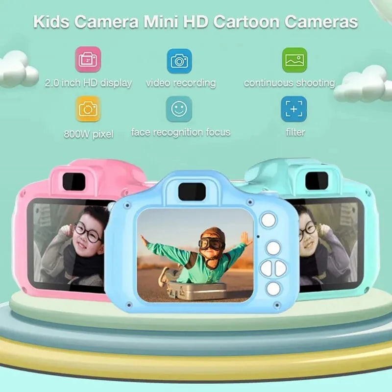 Children Mini Digital Camera Can Take Pictures HD Video Small Camera Photography Children Birthday Gift Kids Toys for Kids 2025