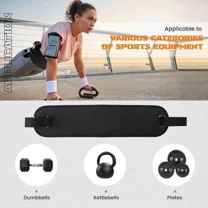 Exercise Hip Thrust Belt Glute Trainer, Adjustable Hip Thrust Belt for Dumbbells Booty Builder Men Women Home Workout Equipment