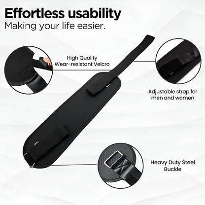 Exercise Hip Thrust Belt Glute Trainer, Adjustable Hip Thrust Belt for Dumbbells Booty Builder Men Women Home Workout Equipment