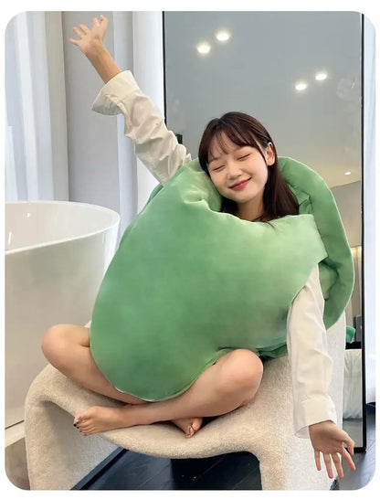 Wearable Turtle Shell Plush Pillows Stuffed Soft Tortoise Turtle Shell Stuffed Animal Costume Plush Dress Up Cushion Funny Toy